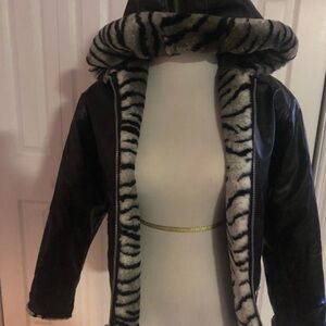 Girls leather jacket